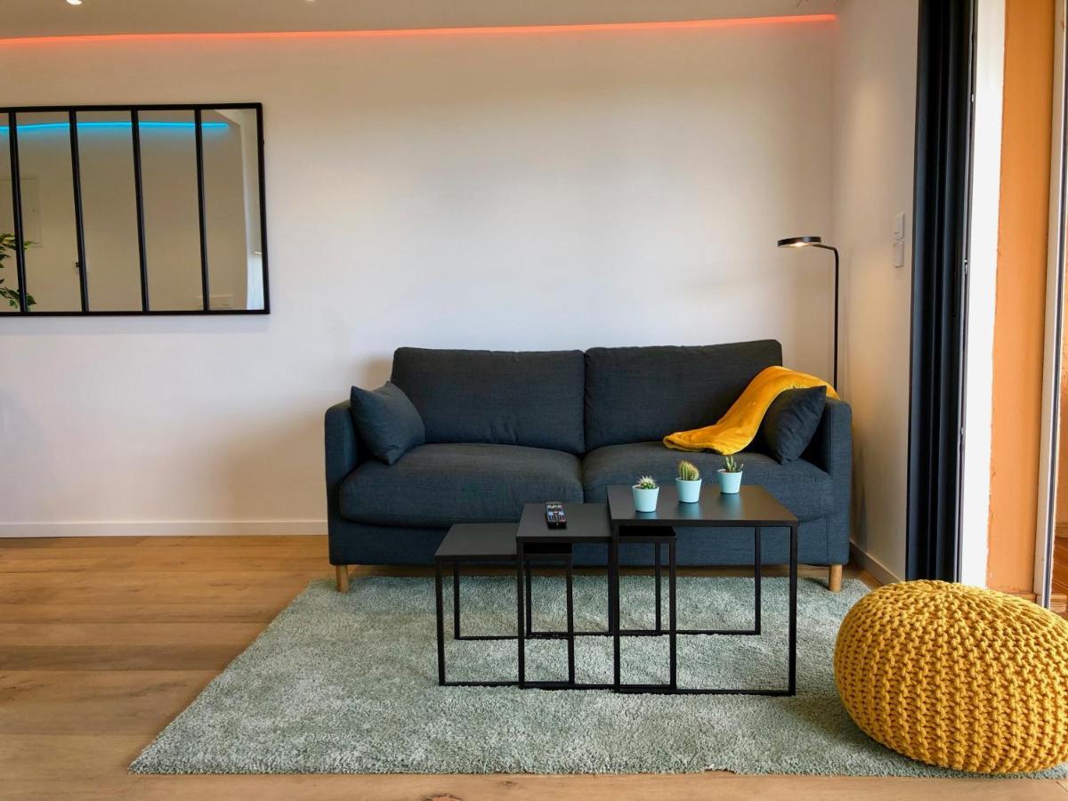 Appartement Climatise Refait A Neuf - Vue Mer Saint-Tropez - Piscine- 50M Plage Gassin Exteriör bild