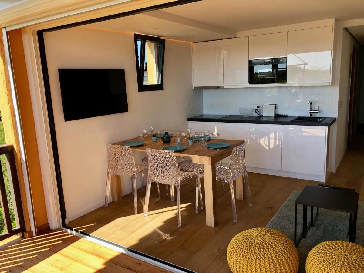 Appartement Climatise Refait A Neuf - Vue Mer Saint-Tropez - Piscine- 50M Plage Gassin Exteriör bild